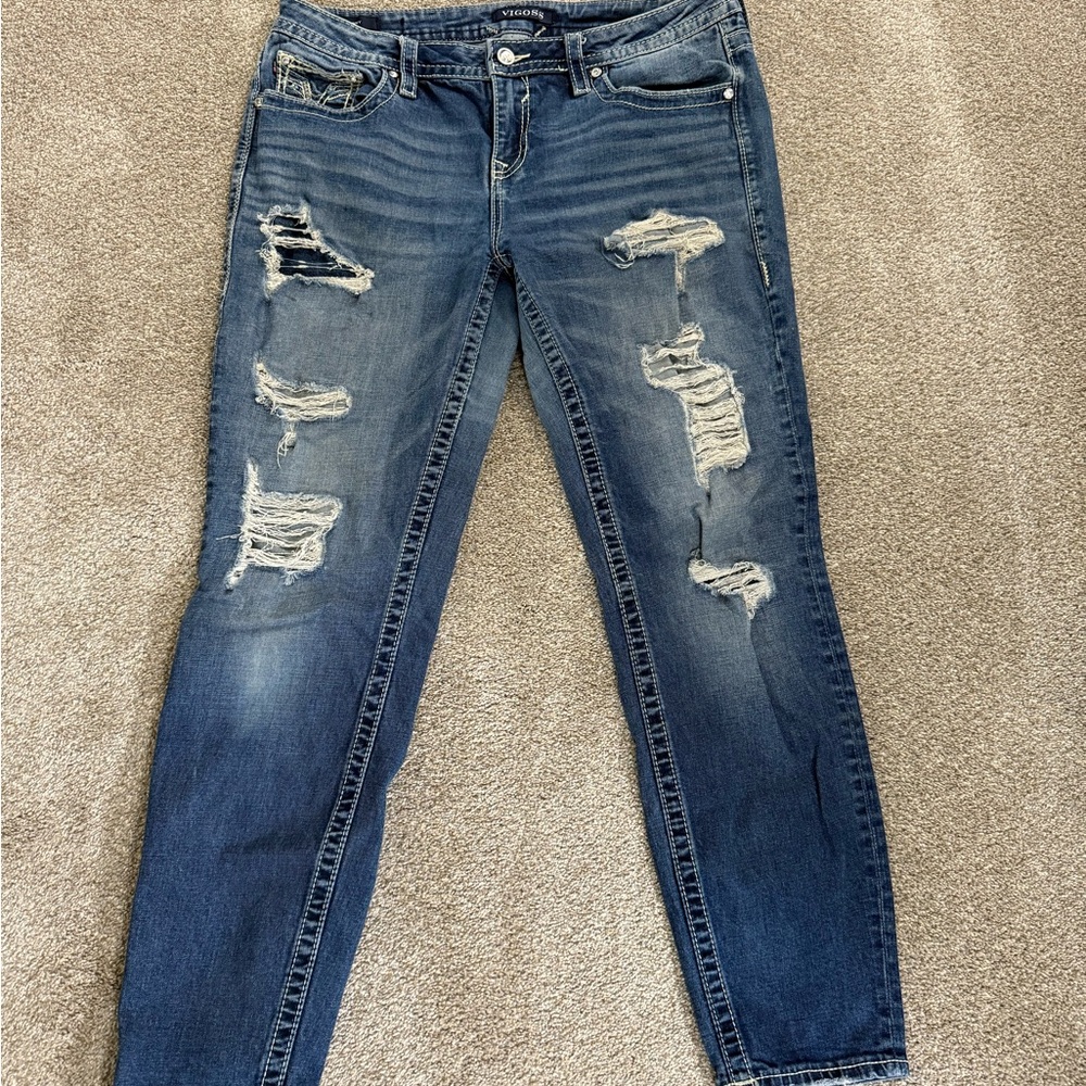 Vigoss Distressed Blue Jeans